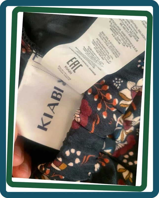 Très beau pantalon classique satiné à fleurs Kiabi 38 - photo numéro 12