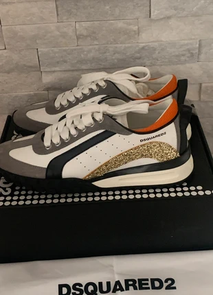 Dsquared2 Legend sneaker - voor dames met flair!, merk: Dsquared2, staat: Nieuw met prijskaartje, maat: 37, € 250,00, € 263,20 inclusief Kopersbescherming