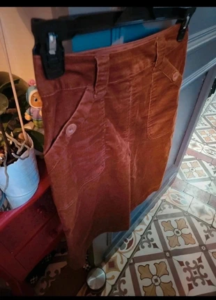 Jupe velours marron rétro vintage taille S, brand: Gémo, condizioni: Ottime, taglia: S / IT 40 / EU 36, €2.00, €2.80 include la Protezione acquisti