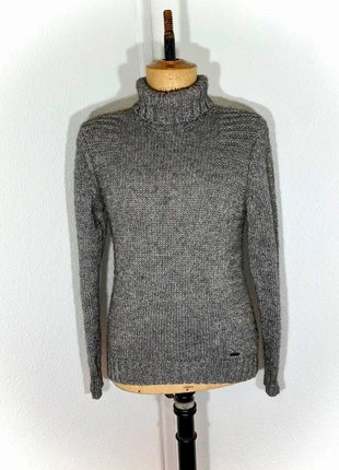 Pull en laine argenté à col roulé Calvin Klein Premium taille S, marque: Calvin Klein, état: Très bon état, taille: S, 14,00 €, 15,40 € Protection acheteurs incluse