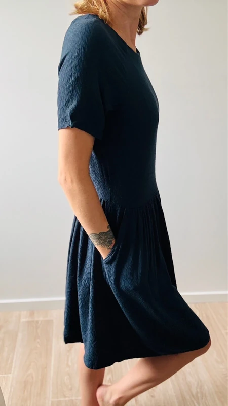 Robe bleu canard Bizzbee taille XS en très bon état - photo numéro 4