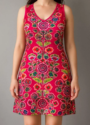 Robe Femme Rose Fuchsia à Motifs Floraux Bohème Chic | Élégante Été Colorée | Taille S | 461, marke: Rose, zustand: Sehr gut, größe: S / 36 / 8, 15,00 €, 16,45 € inklusive Vinted-Käuferschutz