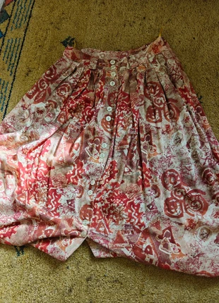 Vintage wijde rok, merk: Michel Valerie, staat: Heel goed, maat: XL / 42 / 14, € 4,80, € 5,74 inclusief Kopersbescherming