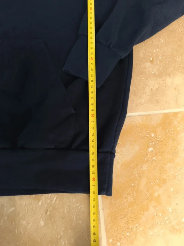 Hoodie capuche homme M marine flocage Syracuse excellent état - photo numéro 4