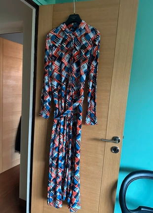 Robe printemps longue orange et bleue taille 36, marque: ZILCH, état: Très bon état, taille: S / 36 / 8, 10,00 €, 11,20 € Protection acheteurs incluse