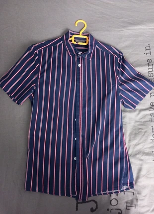 Chemise manche courte à rayures asos, marque: ASOS, état: Très bon état, taille: M, 3,50 €, 4,38 € Protection acheteurs incluse