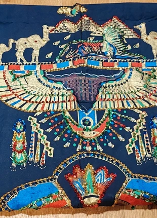 Caftano egiziano embroidered caftan caftan brodé caftán bordado geborduurde kaftan bestickter kaftan, condizioni: Ottime, taglia: Taglia unica, €35.00, €37.45 include la Protezione acquisti