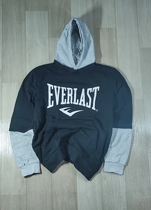 Felpa con cappuccio Everlast ragazzo,logo centrale, merk: Everlast, staat: Heel goed, maat: 14 jaar / 164 cm, € 3,00, € 3,85 inclusief Kopersbescherming