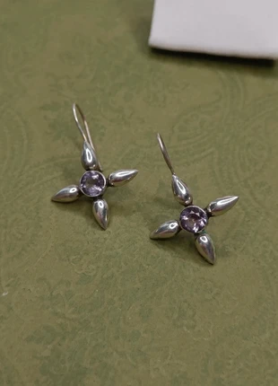 Orecchini argento con pietre ametista, marque: Argento, état: Très bon état, 27,50 €, 29,58 € Protection acheteurs incluse