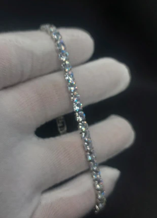 LLE Moissanite Armband 4mm/19cm, marque: LLE, état: Neuf avec étiquette, 35,00 €, 37,45 € Protection acheteurs incluse