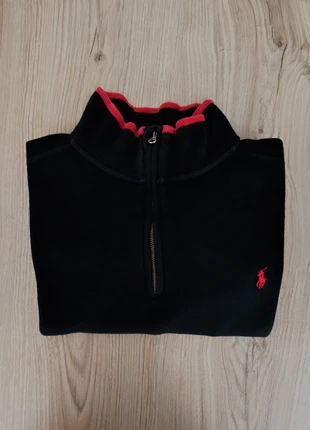 Half zip col camionneur noir taille xl Ralph Lauren, marke: Ralph Lauren, zustand: Sehr gut, größe: XL, 60,00 €, 63,70 € inklusive Vinted-Käuferschutz