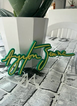 Signature Ayrton Senna, brand: ayrton senna, condition: Very good, €5.00, €5.95 includes Buyer Protection Pro