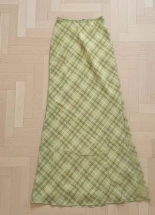 Jupe à carreaux vert et blanc-taille M, marque: Florévia, état: Très bon état, taille: M / 38 / 10, 40,00 €, 42,70 € Protection acheteurs incluse