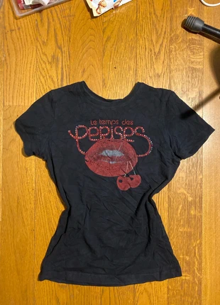 t-shirt noir vintage, brand: Top Vintage, condition: Very good, size: S / 36 / 8, €9.00, €10.15 includes Buyer Protection