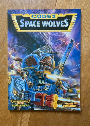 Warhammer 40K. Space Wolves codex, merk: Games Workshop, staat: Heel goed, € 75,00, € 79,45 inclusief Kopersbescherming