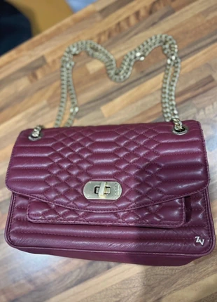 👜  Sac cuir matelassé Bordeaux Zadig & Voltaire, brand: Zadig & Voltaire, condition: New without tags, €220.00, €231.70 includes Buyer Protection