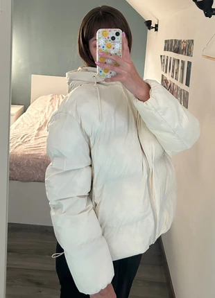 Manteau doudoune blanc crème capuche, marke: Everlast, zustand: Sehr gut, größe: L / 40 / 12, 17,00 €, 18,55 € inklusive Vinted-Käuferschutz