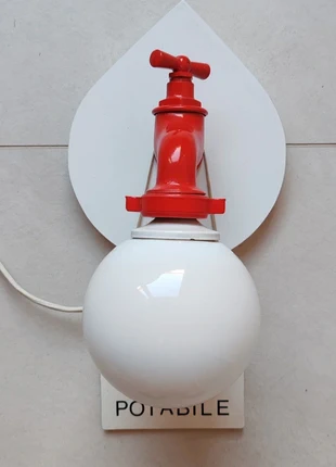 Lampada a parete Vintage wall lamp applique murale lámpara de pared wandlamp Wandleuchte, staat: Heel goed, € 100,00, € 105,70 inclusief Kopersbescherming