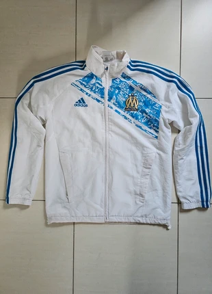 Trackjacket vintage adidas Olympique de Marseille 2010-2011 / taille L, merk: adidas, staat: Heel goed, maat: L, € 55,00, € 58,45 inclusief Kopersbescherming