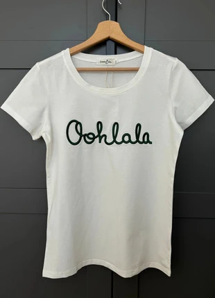 T-shirt blanc femme Emma & Ella taille M neuf jamais porté, marke: Emma & Ella, zustand: Neu, mit Etikett, größe: M / 38 / 10, 12,00 €, 13,30 € inklusive Vinted-Käuferschutz