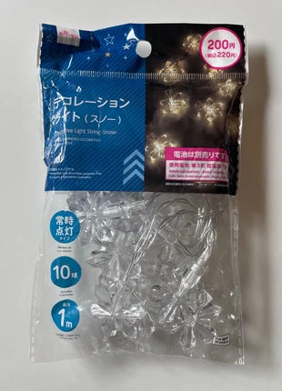 Lucine decorative fiocchi di neve Daiso Japan LED, marque: Daiso, état: Neuf avec étiquette, 4,00 €, 4,90 € Protection acheteurs incluse