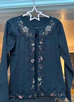 Vintage Beaded Cardigan, condition: Good, size: M / UK 12-14, £5.00, £5.95 includes Buyer Protection