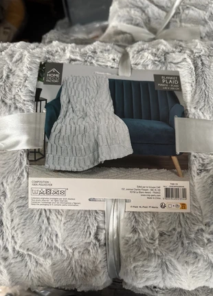 Plaid moelleux, marca: The Home Deco Factory, estado: Novo com etiquetas, tamanho: Outro, €15.00, €16.45 inclui Proteção do Comprador Pro
