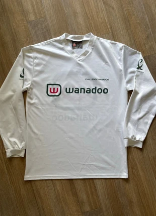 Maillot foot vintage Challenge Wanadoo (M), marque: Uhlsport, état: Bon état, taille: M, 10,00 €, 11,20 € Protection acheteurs incluse