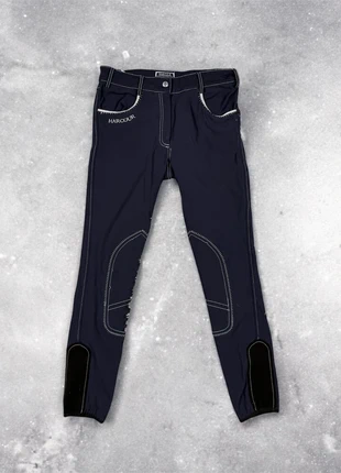 Pantalon de concours Harcour bleu marine taille 34 coupe slim technique, merk: Harcour, staat: Heel goed, € 70,00, € 74,20 inclusief Kopersbescherming