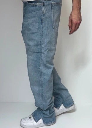 Jeans Large H&M bleu clair taille/XL | Jeans Flear, marque: H&M, état: Très bon état, taille: XL, 34,00 €, 36,40 € Protection acheteurs incluse