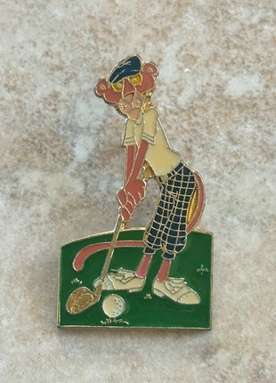 Pin’s Panthère Rose golf – vintage années 90, brand: pink panther, condizioni: Buone, €15.00, €16.45 include la Protezione acquisti