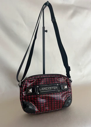 Vintage glossy checkered Lancaster shoulder vinyl bag, brand: Lancaster, condition: Very good, €35.00, €37.45 includes Buyer Protection