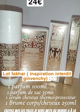 Lot Fakhar inspiration interdit ginvenchy 24€, condizioni: Nuovo con cartellino, €24.00, €25.90 include la Protezione acquisti