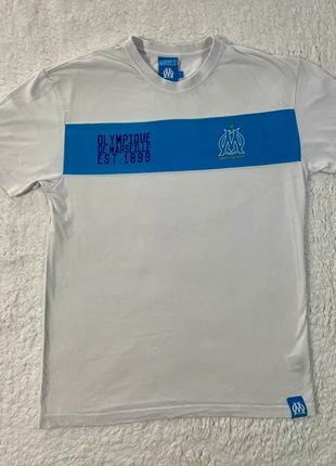 T-shirt Olympique de Marseille officiel -blanc/bleu - L, marque: Olympique De Marseille, état: Très bon état, taille: L, 14,90 €, 16,35 € Protection acheteurs incluse