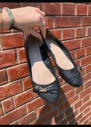 Ballerines noires en cuire 38, brand: COQUETTE, condition: Very good, size: 38, €4.50, €5.43 includes Buyer Protection
