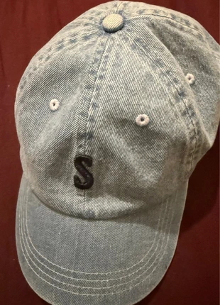Supreme S Logo 6-Panel Cap Light Blue Washed Denim Adjustable Strapback cap, brand: Primark, condition: New with tags, size: M, £4.99, £5.94 includes Buyer Protection