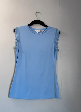Ted Baker London Light Blue Scalloped Sleeves Blouse Uk 10 Size, brand: Ted Baker, condition: Very good, size: M / 10, £13.88, £15.27 includes Buyer Protection