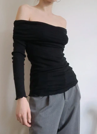 Top épaules dénudées, marke: Zara, zustand: Sehr gut, größe: S / 36 / 8, 7,00 €, 8,05 € inklusive Vinted-Käuferschutz