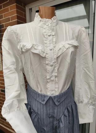 Blusa + falda = Vestido largo talla 2XL Medieval Hada Renfaire Elfo Elfa Renacentista Renaissance, brand: Renaissance, condizioni: Nuovo senza cartellino, taglia: XXL / IT 48 / EU 44, €45.00, €47.95 include la Protezione acquisti