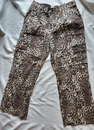VRS leopard print cargo trousers, 100% cotton, size L, brand: VRS, condition: New with tags, size: L / 40 / 12, €2.99, €3.84 includes Buyer Protection