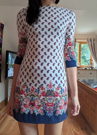 Paisley floral dress, brand: Primark, condition: Very good, size: M / 38 / 10, €3.00, €3.85 includes Buyer Protection