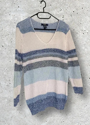 Pull femme col V à rayures manches 3/4 Chaps, marque: CHAPS, état: Très bon état, taille: L / 40 / 12, 10,00 €, 11,20 € Protection acheteurs (Pro) incluse