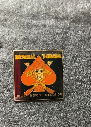 Vintage Spilla Death Before Dishonor, marca: U.S. ARMY, estado: Nuevo sin etiquetas, 10,00 €, 11,20 € Protección al comprador incluida