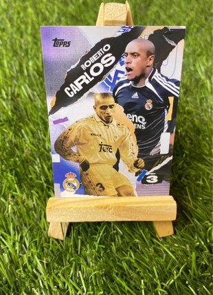 Roberto carlos insert first goal team set real madrid, brand: Topps, condizioni: Come nuovo, €1.99, €2.79 include la Protezione acquisti