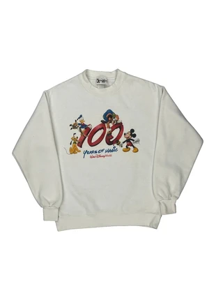 Disney Graphic Sweatshirt - Small White Cotton, brand: Disney, condition: Very good, size: S / 8, £29.99, £32.19 includes Buyer Protection Pro