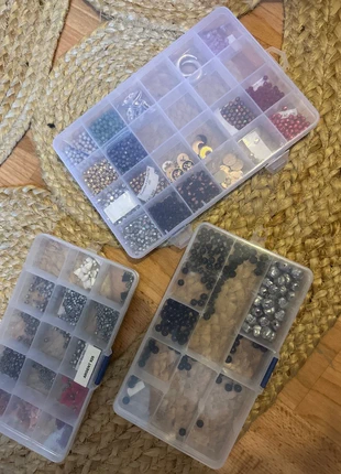 Lot perles & apprêts fabrication bijoux, merk: Perles & Co, staat: Nieuw met prijskaartje, maat: Universeel, € 20,00, € 21,70 inclusief Kopersbescherming