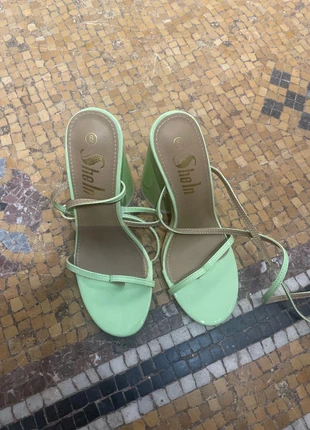 Sandalias verdes, talla 36., brand: Shoeby, condition: New with tags, size: 36, €8.00, €9.10 includes Buyer Protection