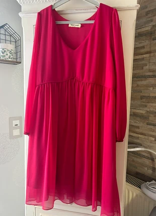 Robe naf naf rose drapée, brand: Naf Naf, condition: Very good, size: L / 40 / 12, €3.90, €4.80 includes Buyer Protection
