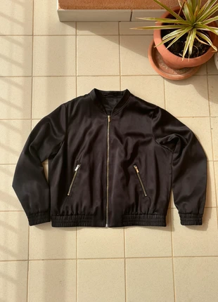 Giacca Bomber Nera Vintage - Fit Boxy Utility, brand: Vintage Dressing, condizioni: Ottime, taglia: M / IT 42 / EU 38, €14.00, €15.40 include la Protezione acquisti