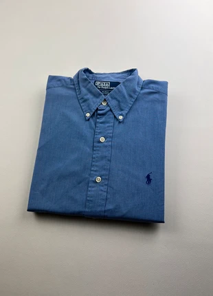Chemise Carreaux Manches Longues Ralph Lauren Bleu et Blanc 100% Coton Taille M, marque: Ralph Lauren, état: Très bon état, taille: M, 32,50 €, 34,83 € Protection acheteurs incluse